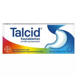 TALCID Comprimidos masticables, 20 uds