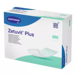 ZETUVIT Compresa absorbente extra fuerte estéril Plus 20x25 cm, 10 uds