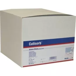 CUTISORB La succión comprime Unteril 10x10 cm, 100 pz