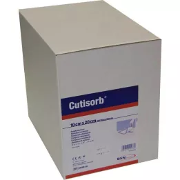 CUTISORB La succión se comprime sin interesar 10x20 cm, 100 pz