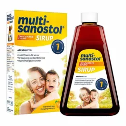 MULTI SANOSTOL Sirup sin azúcar agregada, 260 g