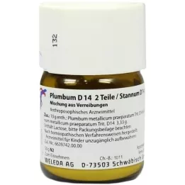 PLUMBUM D14 2 partes/ STANNUM D14 1 Parte Trituration, 50 g