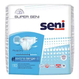 SUPER SENI Pantalones de incontinencia F.ERW.GR.4 XL, 10 pz