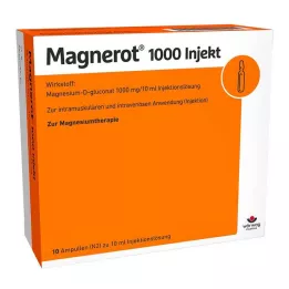MAGNEROT 1000 ampolas de inyección, 10x10 ml