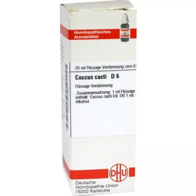 Coccus cacti d 6, 20 ml Coccus cacti d 6, 20 ml