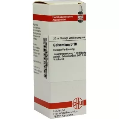 Gelsemium d10, 20 ml