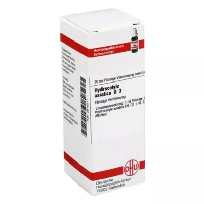 HYDROCOTYLE Dilución de asiatica D 3, 20 ml