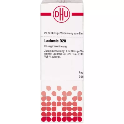 LACHESIS Dilución D 20, 20 ml