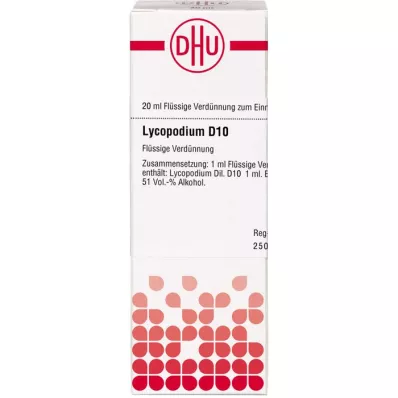 LYCOPODIUM Dilución D 10, 20 ml