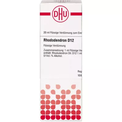 RHODODENDRON Dilución D 12, 20 ml RHODODENDRON Dilución D 12, 20 ml