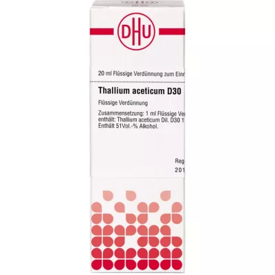 Thallal Acet D30, 20 ml Thallal Acet D30, 20 ml
