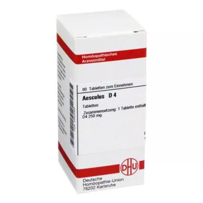 AESCULUS D 4 tabletas, 80 uds