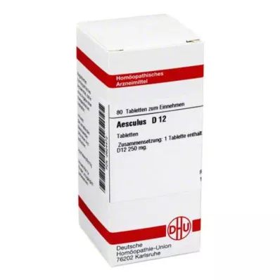 AESCULUS D 12 tabletas, 80 uds AESCULUS D 12 tabletas, 80 uds