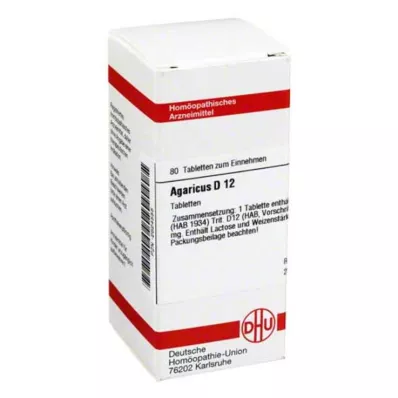 AGARICUS D 12 tabletas, 80 uds AGARICUS D 12 tabletas, 80 uds