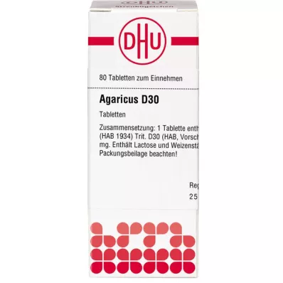 Agaricus d30, 80 pz