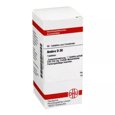 AMBRA D 30 tabletas, 80 uds