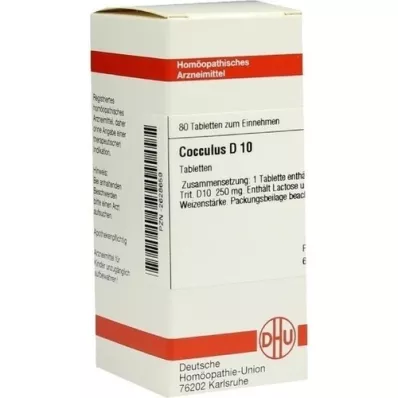 Cocculus D10, 80 pz
