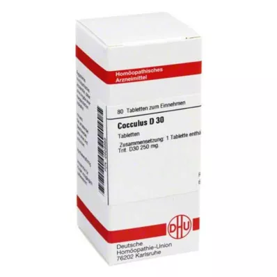 COCCULUS D 30 tabletas, 80 uds
