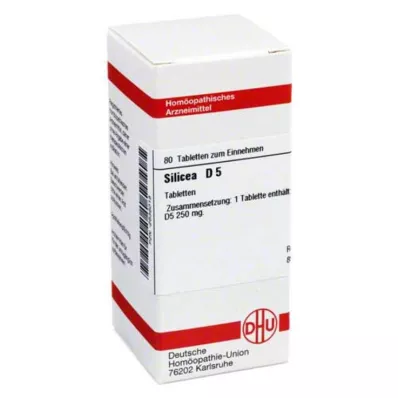 SILICEA D 5 tabletas, 80 uds