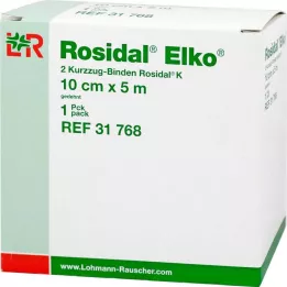 ROSIDAL Venda elástica corta Elko 10 cm x 5 m, 2 uds
