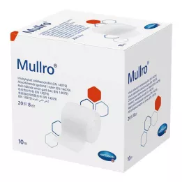 MULLRO Gasa de vendaje 10 cm x 10 m enrollada, 1 ud