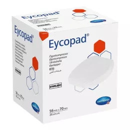 EYCOPAD Compresas oculares estériles 56x70 mm, 25 uds