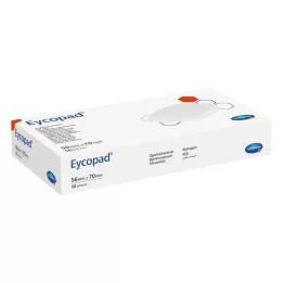 EYCOPAD Compresas oftálmicas 56x70 mm no estériles, 50 uds