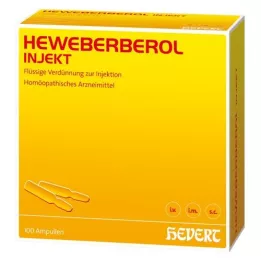 HEWEBERBEROL AMPOULAS INJECTIVAS, 100 pz