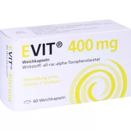 EVIT 400 Cápsulas blandas, 60 pz