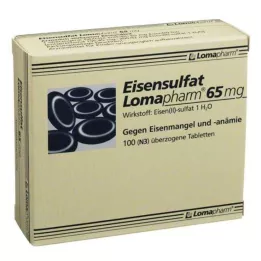 EISENSULFAT Comprimidos recubiertos de Lomapharm 65 mg, 100 uds