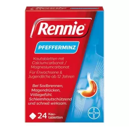 RENNIE Comprimidos masticables, 24 uds