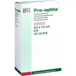 PRO-OPHTA Comresa 5.5x7.5 cm estéril, 5 pz