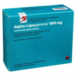ALPHA-LIPOGAMMA Concentrado de solución para infusión de 600 mg, 10 x 24 ml