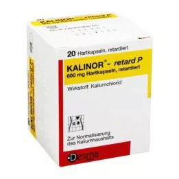 KALINOR Retard P 600 mg cápsulas duras, 20 uds