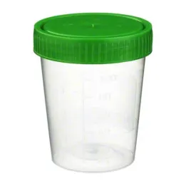 Vaso para orina con tapa de rosca, 1 pieza