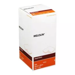 MELOLIN Apósitos estériles para heridas de 10 x 10 cm, 100 uds