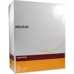 MELOLIN Apósitos estériles para heridas de 10 x 20 cm, 100 uds
