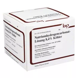 NATRIUMHYDROGENCARBONAT-Solución Köhler al 8,4%, 25X20 ml