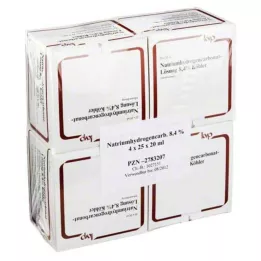 NATRIUMHYDROGENCARBONAT-Solución Köhler al 8,4%, 100X20 ml