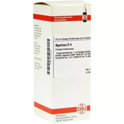 AGARICUS d 4 dilución, 50 ml