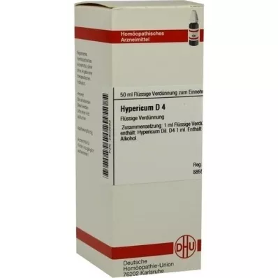 HYPERICUM d 4 dilución, 50 ml