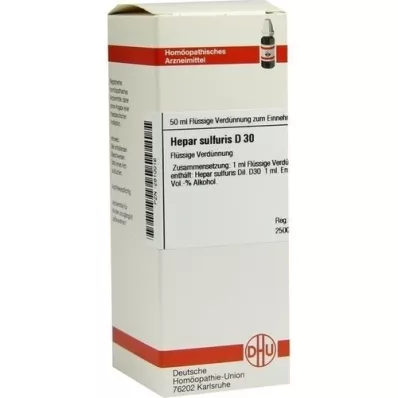 Hepar sulf d30, 50 ml