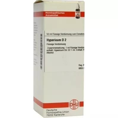HYPERICUM D 2 Dilución, 50 ml