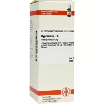 HYPERICUM D 6 Dilución, 50 ml