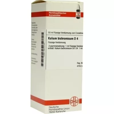 Bichrom de potasio D 4, 50 ml
