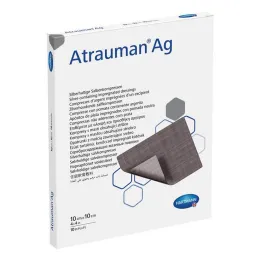 Compresas estériles Atrauman Ag 10x10 cm, 10 piezas