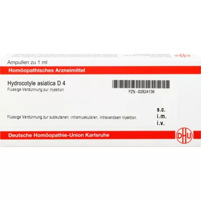 Hidrocotilo asiatica d 4, 10x1 ml Hidrocotilo asiatica d 4, 10x1 ml