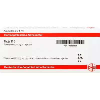 Thuja D 6, 10x1 ml Thuja D 6, 10x1 ml