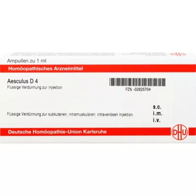 Aesculus D 4, 10x1 ml Aesculus D 4, 10x1 ml