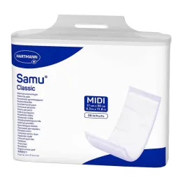 Samu Plantillas para recién nacido Classic midi 11x30 cm, 56 piezas